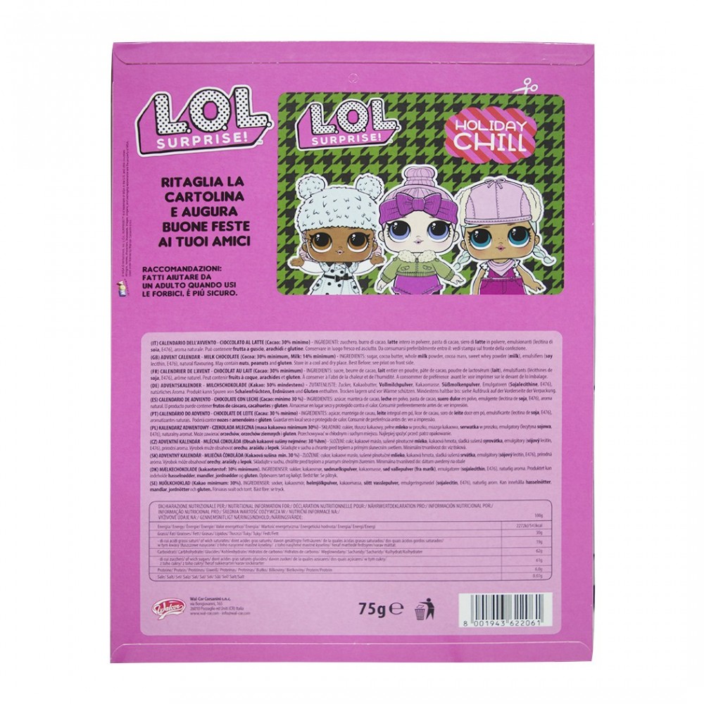 Calendrier de l'Avent LOL 2019 avec 24 bijoux...