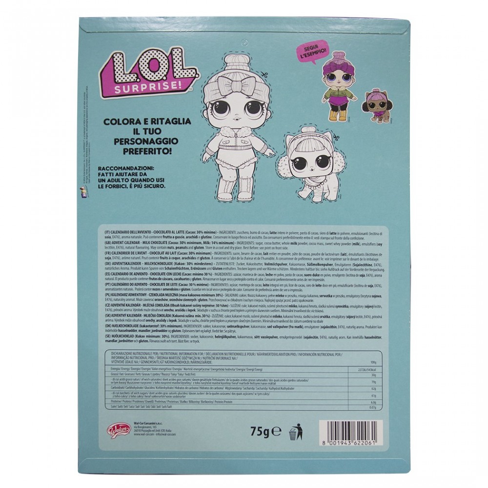 Calendrier de l'Avent LOL 2019 avec 24 bijoux...