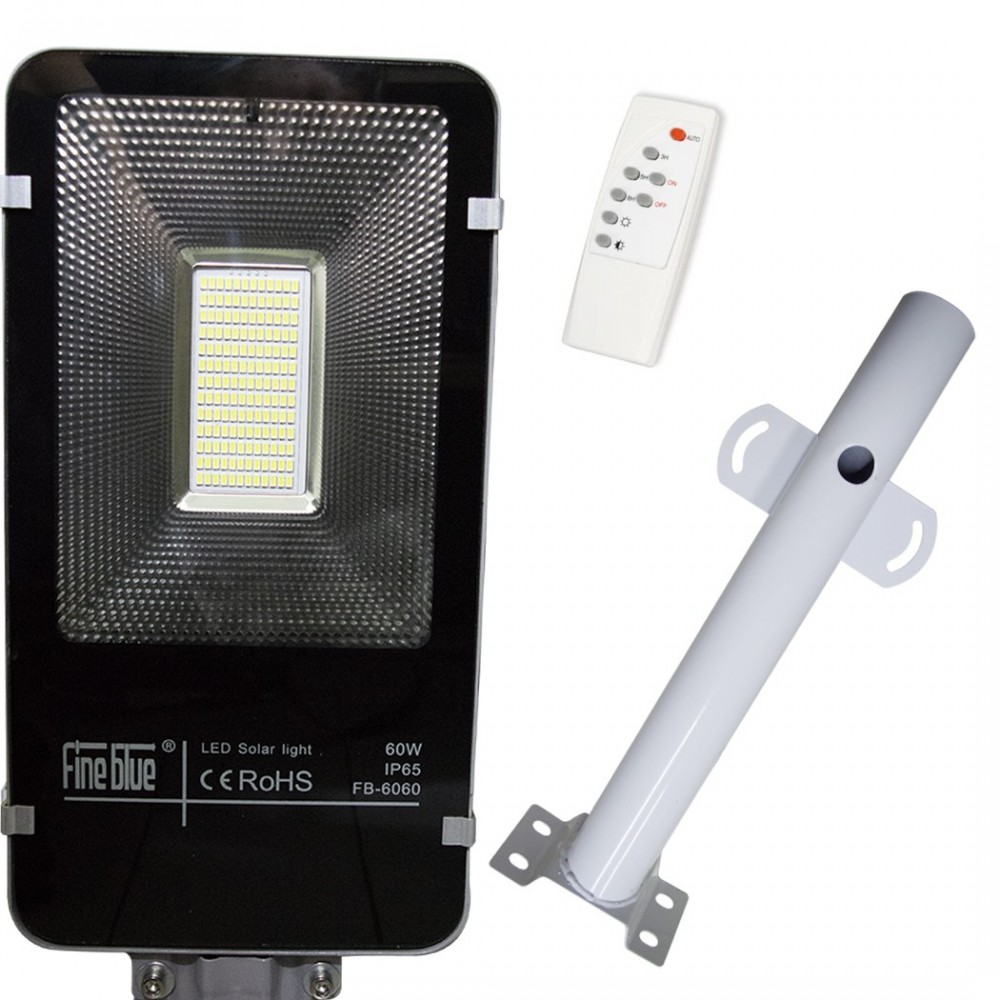 Lampadaire conduit smd à charge solaire 000114...