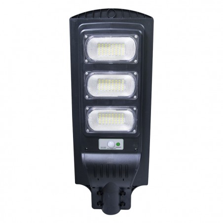 Lampadaire rechargeable solaire 809002 télécommande, détecteur crépusculaire 90W