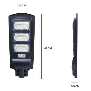 Lampadaire rechargeable solaire 806001 télécommande,... 2