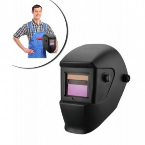 Casco / Máscara / Careta de protección para trabajo de soldadura y oscurecimiento automático  2