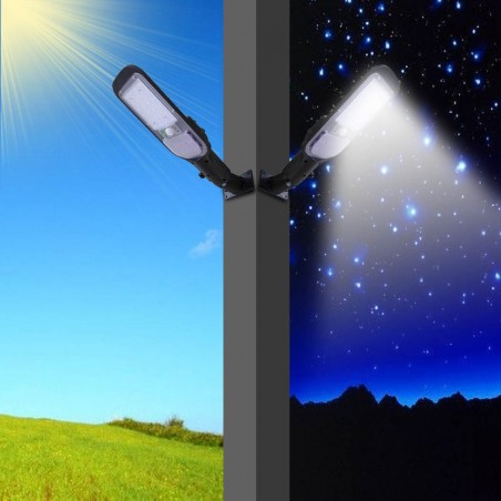 Lampadaire Lampe solaire 722450 avec contrôle intelligent de la lumière 120w