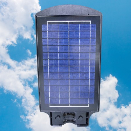 Lampadaire solaire 803000 avec capteur de mouvement 48 Led 30W