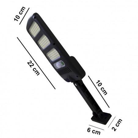 Mini Lampadaire phare solaire led 015018 avec allumage au passage 5.5V 1.5W