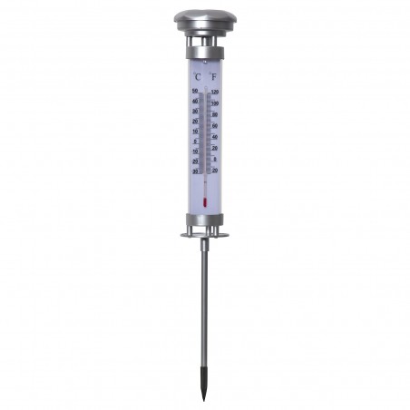 Termomètre avec lumière led pour le sol 896403 panneau solaire et crépusculaire