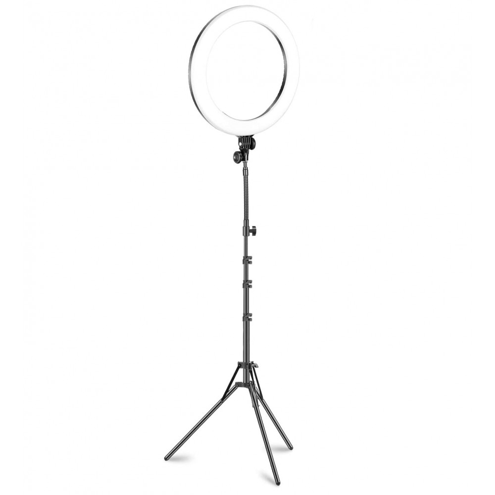 Lampe à anneau de lumière led, selfie 26cm avec trépied 187134 potentiomètre