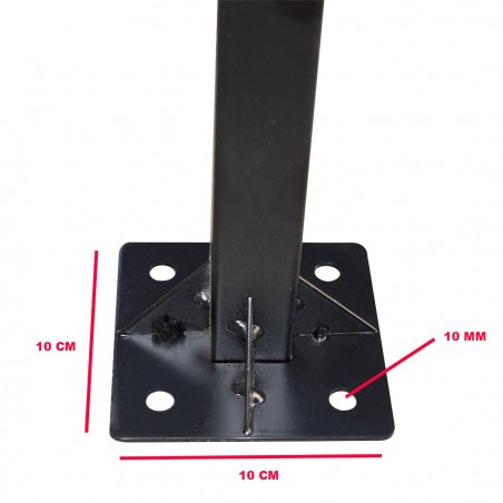 Boîte aux lettres condominial 10 places avec support 160x60x17 cm ANTRACITE