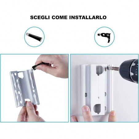 Corde à linge rétractable en acier inoxydable extensible jusqu’à 4mt