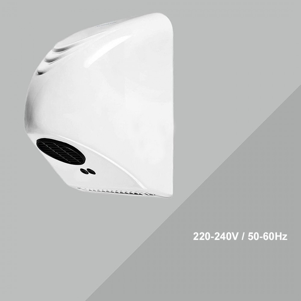 Sèche-mains automatique 1000W murale couleur...