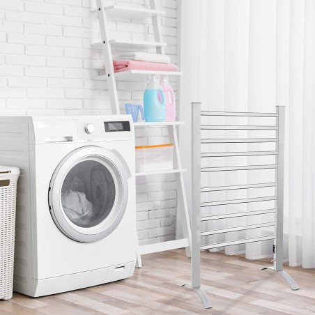 Porte-serviettes électrique thermomeuble 150W du sol et du mur 53xh92 cm