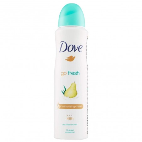 DOVE go fresh désodorisant à l’aloe vera et poire 559204 antirespirant 48h 250ml