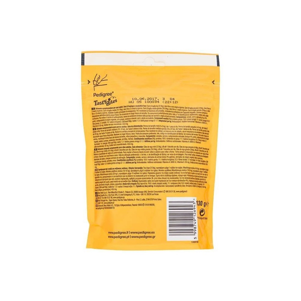 Pedigree Tasty minis avec oméga 3 et vitamine E...