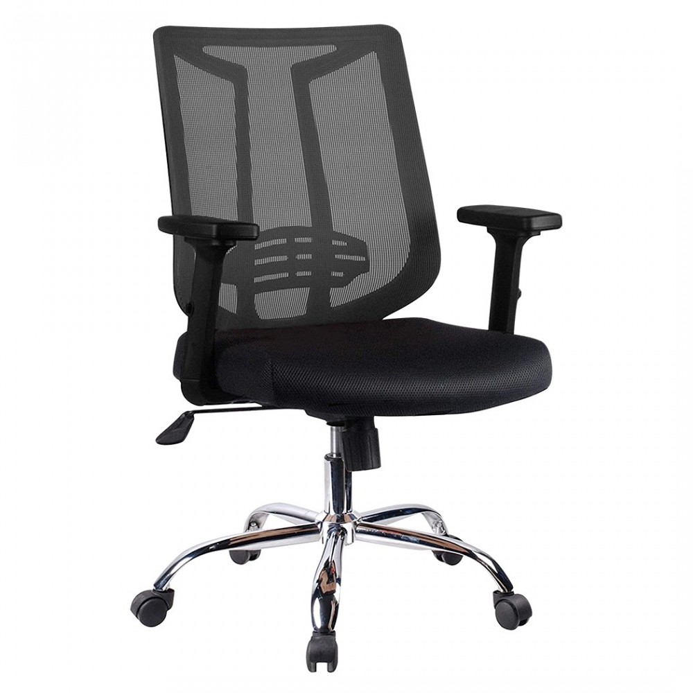 Fauteuil opératoire CLEVER pour bureau dossier respirant et support lombaire