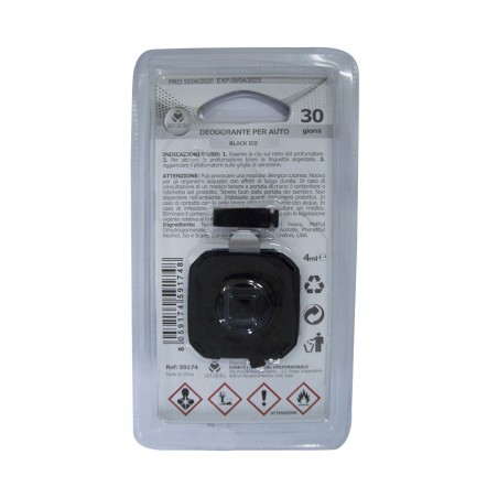Désodorisant Setablu voiture 591748 arôme noir glace élimine les odeurs 4ml