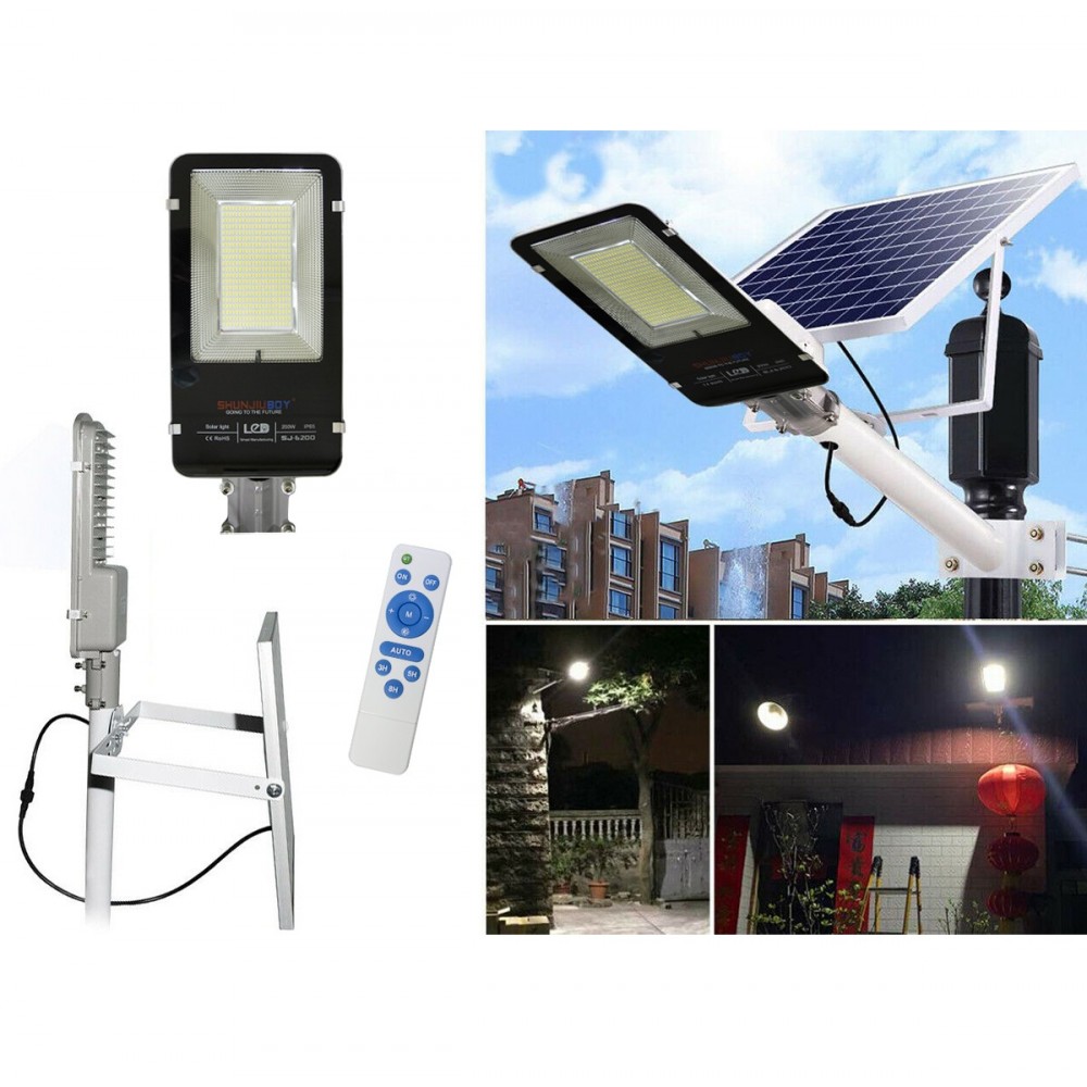 Lampadaire lumineux led route 200W support...