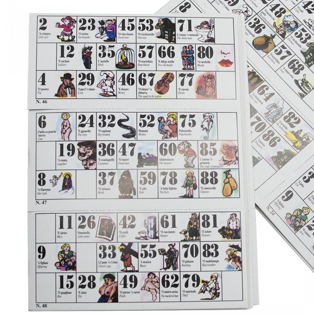 Tombola de la grimace napolitaine 423192 avec...