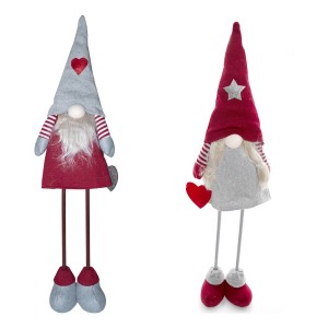 Gnome en polyester 75h cm 368008 décoration avec robe...
