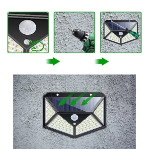 2 pièces Lampe solaire rechargeable 641006 capteur... 2