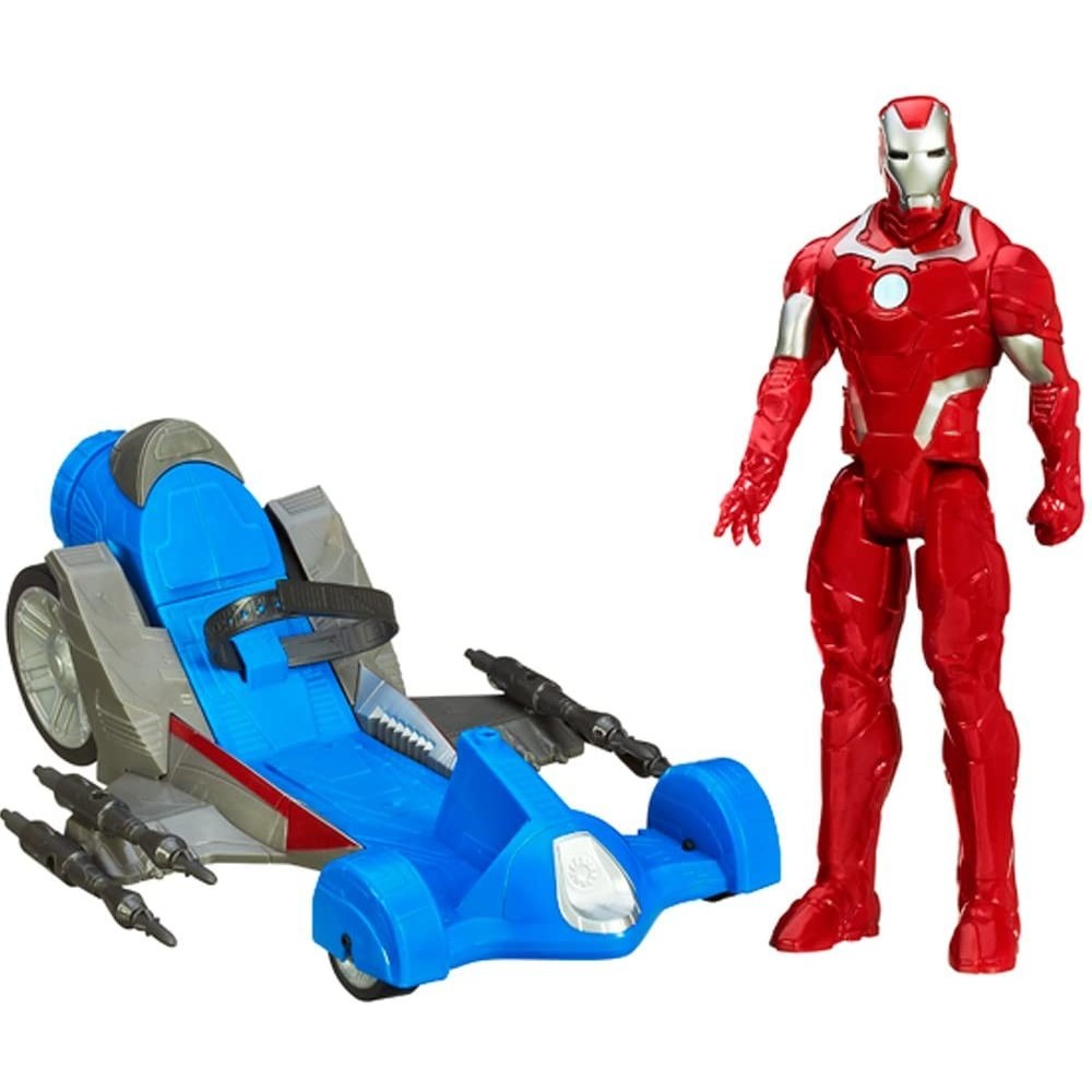 Avengers Iron Man 799434 véhicule et personnage de 30h cm compatible Titan Hero
