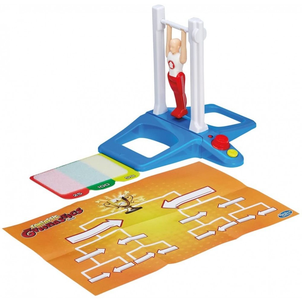 Jeu de société Hasbro 373666 FANTASTIC GYMNASTICS atterrit et gagne