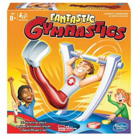 Jeu de société Hasbro 373666 FANTASTIC GYMNASTICS atterrit et gagne