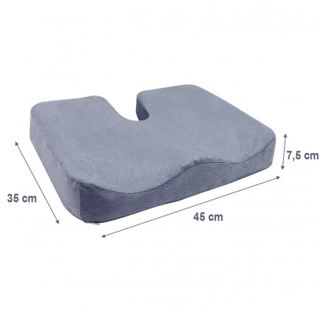 Coussin orthopédique en gel, memory foam siège anti-escarre et douleur au coccyx
