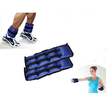 Lot de 2 poids en bande de 1,5 à 4 kg pour les chevilles et les poignets