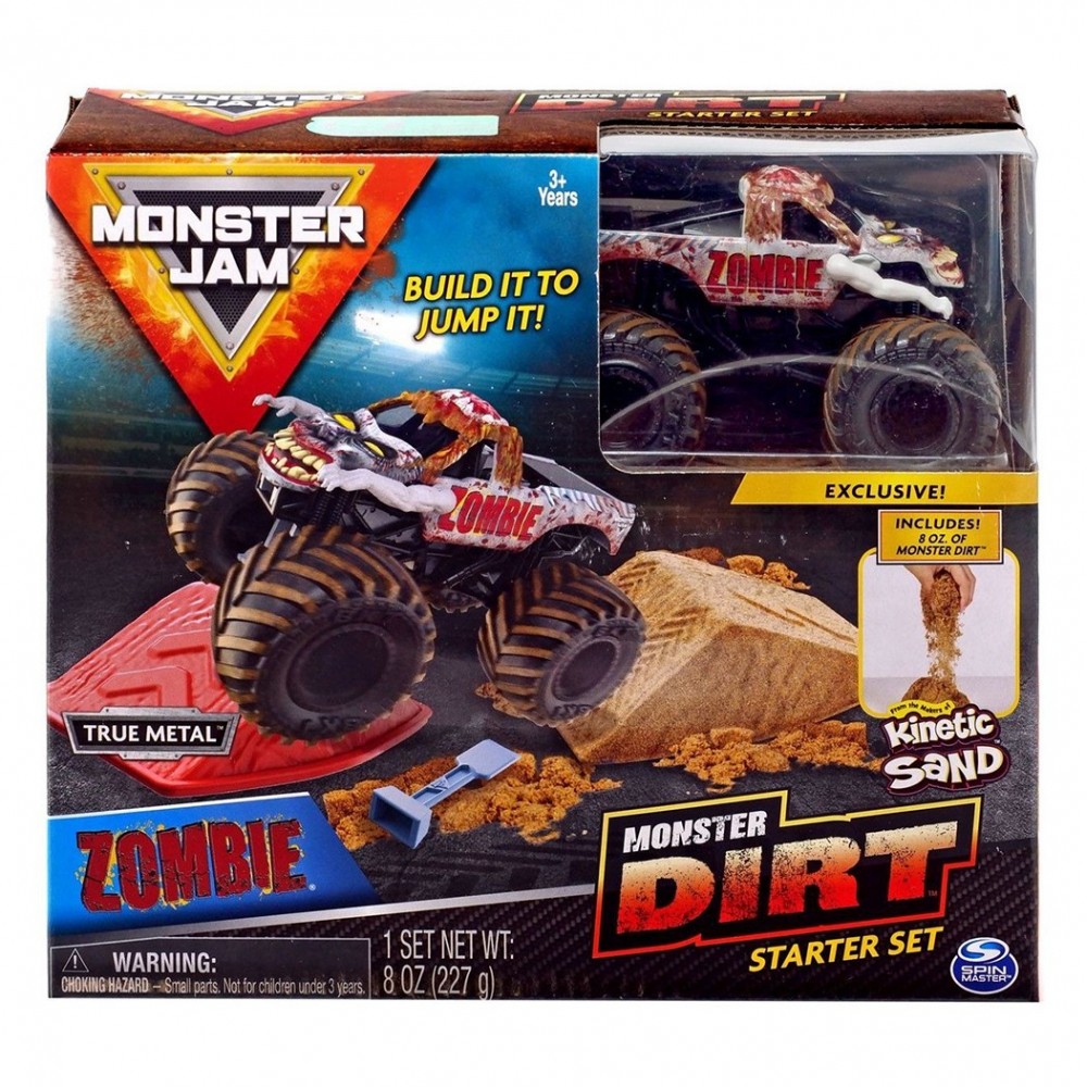 MONSTER JAM DIRT starter set Zombie / Eart...