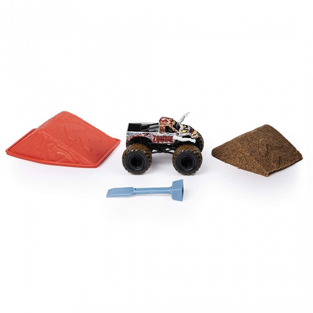 MONSTER JAM DIRT starter set Zombie / Eart...