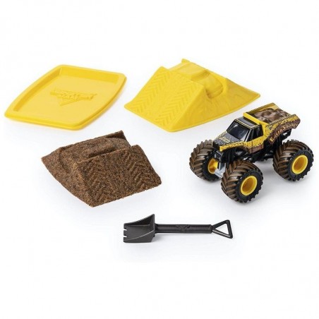 MONSTER JAM DIRT starter set Zombie / Eart Shaker 553688 set avec rampe et sable