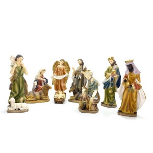 Nativité, pour la crèche 277948 avec 7 personnages en résine décoration de Noël