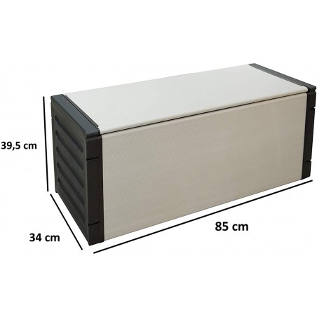 Banc 3 compartiments avec sacs collecteurs 9240 coffret 85x39x34 cm