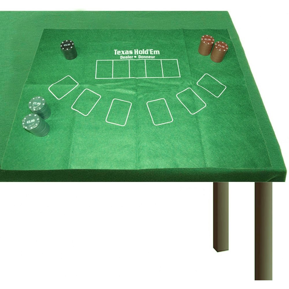 Tapis couvre-table Black Jack 478000 tissu vert...