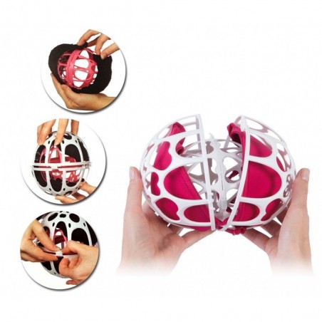 Balle 2 en 1 soutien-gorge et culotte empêche d'endommager le linge -protection du linge dans la machine 748005 Balle 2 en 1 soutien-gorge et culotte empêche d'endommager le linge -protection du linge dans la machine 748005