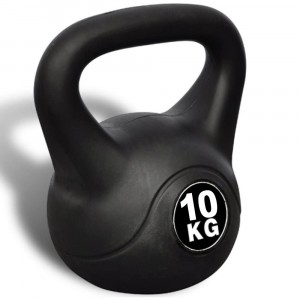 Kettlebell Fitness De 10kg En Pvc Avec Sable Et Poignée... 2