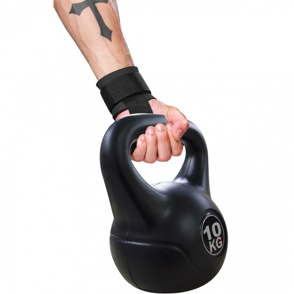 Kettlebell Fitness De 10kg En Pvc Avec Sable Et...