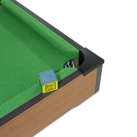 Jeu de table de billard de table 70x37x8H cm structure en bois carambole
