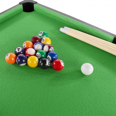 Jeu de table de billard de table 70x37x8H cm structure en bois carambole