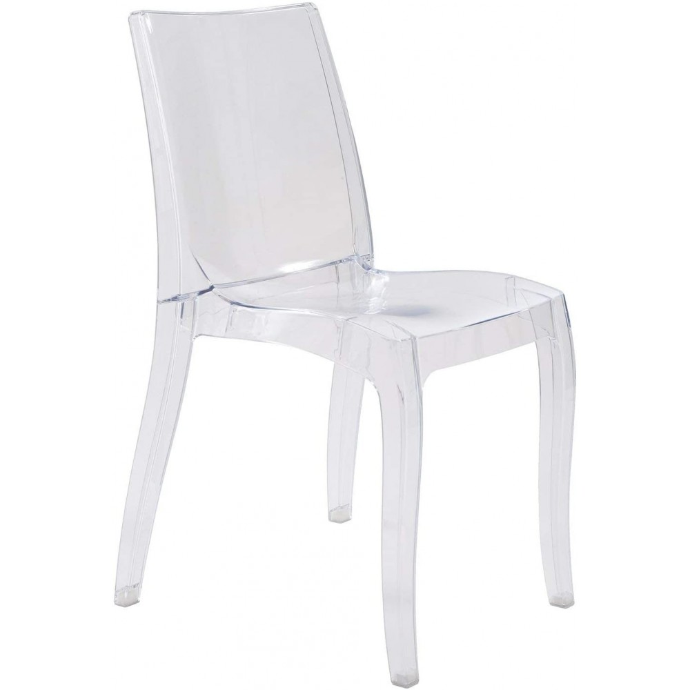 Set 4 pièces Chaise CRYSTAL LIGHT Design...