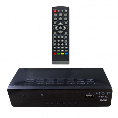 Décodeur HDTV-T3 ULTRA HD 4K système PVR art. 004120 sortie SCART et HDTV