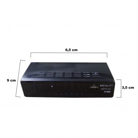 Décodeur HDTV-T3 ULTRA HD 4K système PVR art. 004120 sortie SCART et HDTV