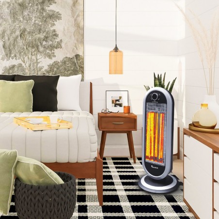 Poêle 3 éléments en fibre de carbone JORDAN art. JR90C avec puissance 450-900W