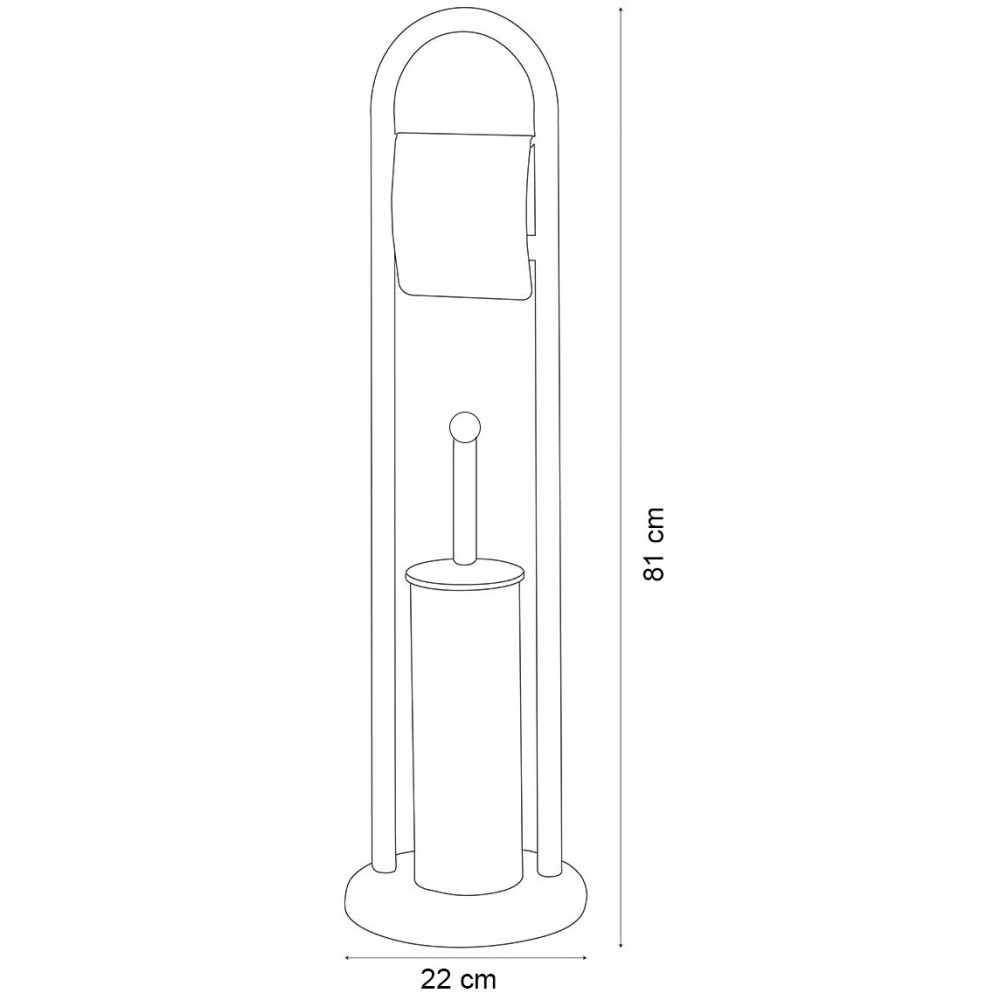 Felicia Porte Rouleau - Porte brosse toilette...