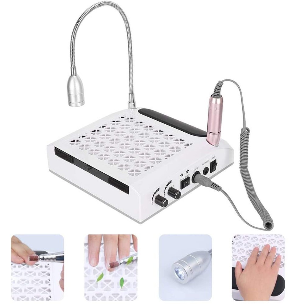 Machine à fraiser les ongles professionnel 4 en 1 art. 101434 avec lampe, outils