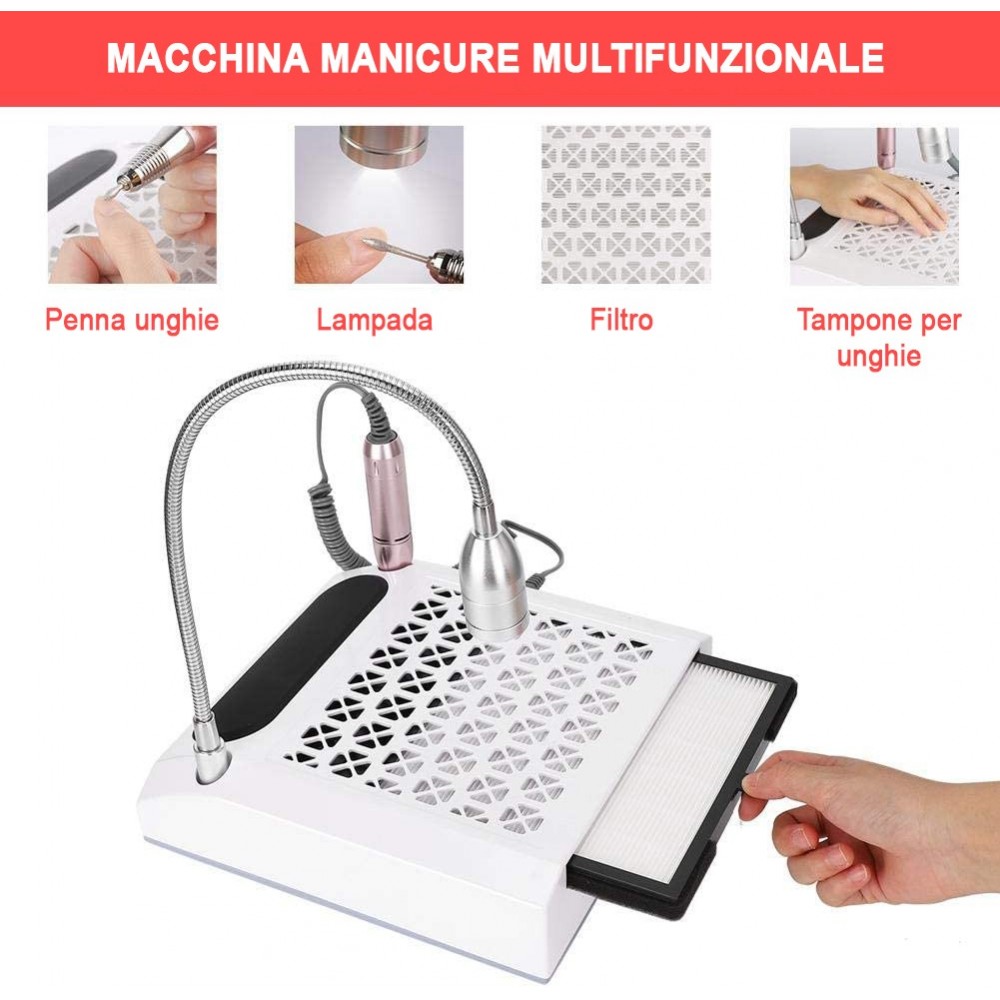 Machine à fraiser les ongles professionnel 4 en...