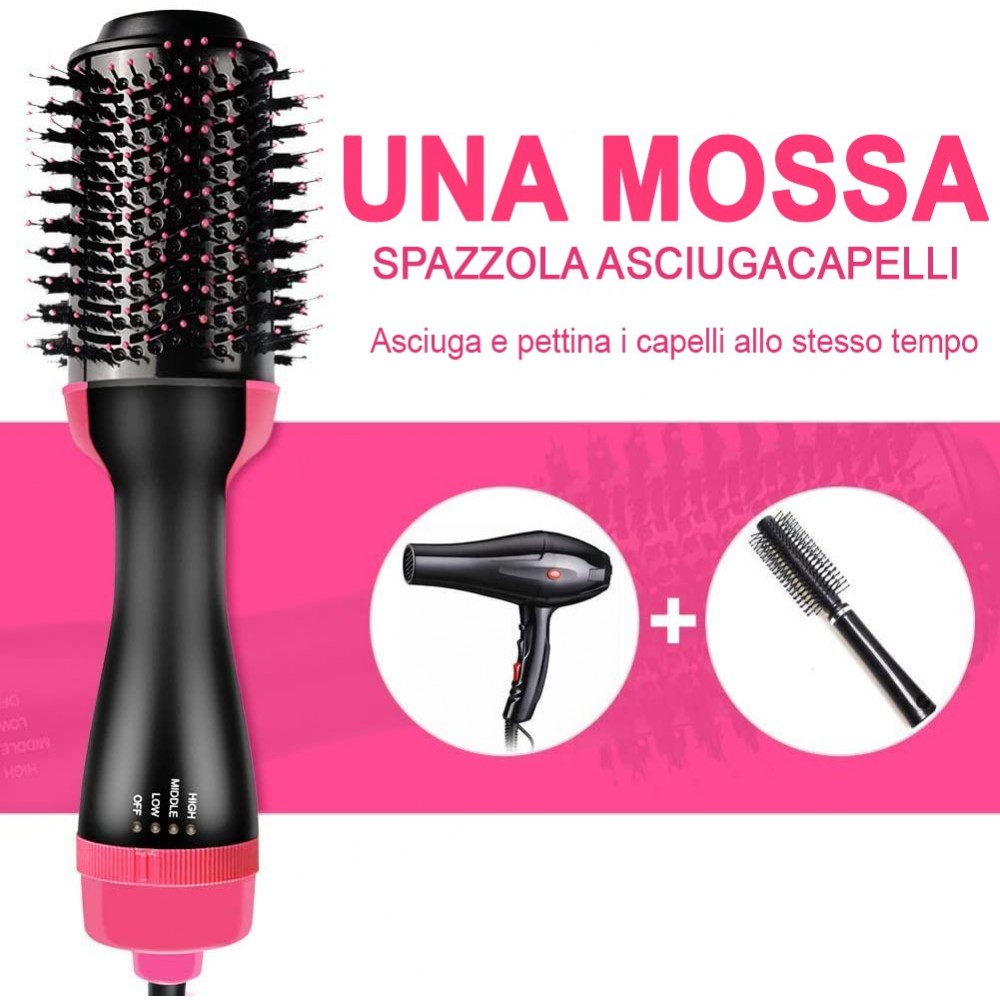 Brosse sèche-cheveux 1000W art. 829176 avec 3...