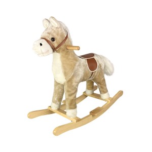 Cheval à bascule avec sons et mouvement 720400 BEIGE en...