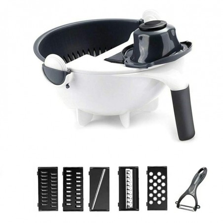Trancheuse de légumes outil et râpe 187639 panier WET BASKET