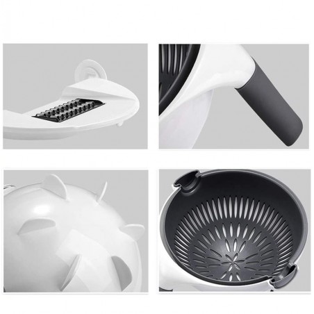 Trancheuse de légumes outil et râpe 187639 panier WET BASKET